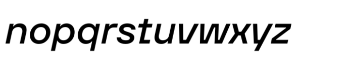 TT Firs Neue Medium Italic Font LOWERCASE