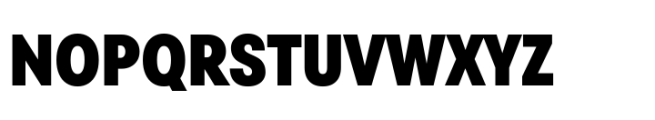 TT Fors Condensed Black Font UPPERCASE