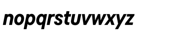 TT Fors Condensed Bold Italic Font LOWERCASE