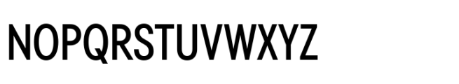 TT Fors Condensed Medium Font UPPERCASE