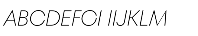 TT Fors Display ExtraLight Italic Font UPPERCASE
