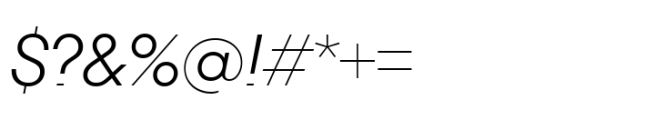 TT Fors Display Light Italic Font OTHER CHARS