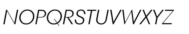 TT Fors Display Light Italic Font UPPERCASE