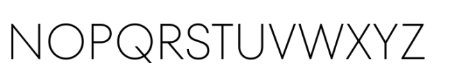 TT Fors ExtraLight Font UPPERCASE