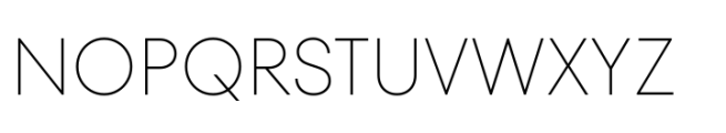 TT Fors Thin Font UPPERCASE