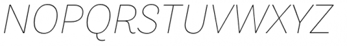 TT Hazelnuts Thin Italic Font UPPERCASE