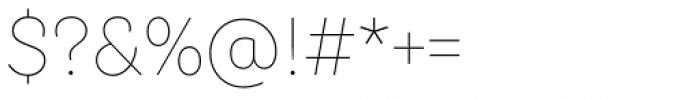 TT Hazelnuts Thin Font OTHER CHARS