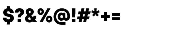 TT Hoves Pro Compact ExtraBold Font OTHER CHARS