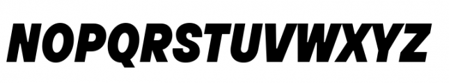 TT Hoves Pro Condensed Black Italic Font UPPERCASE