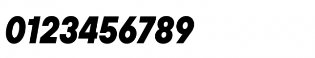 TT Hoves Pro Condensed ExtraBold Italic Font OTHER CHARS