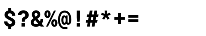 TT Hoves Pro Mono Bold Font OTHER CHARS