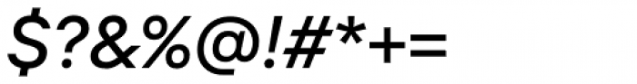 TT Interfaces Medium Italic Font OTHER CHARS
