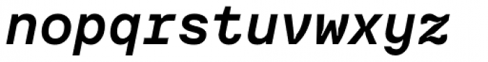 TT Interfaces Mono Bold Italic Font LOWERCASE
