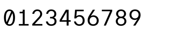 TT Interphases Pro Mono Variable Roman Font OTHER CHARS