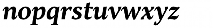 TT Jenevers Bold Italic Font LOWERCASE