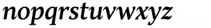 TT Jenevers Medium Italic Font LOWERCASE