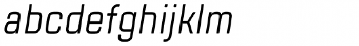 TT Lakes Condensed Italic Font LOWERCASE