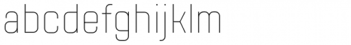 TT Lakes Condensed Thin Font LOWERCASE