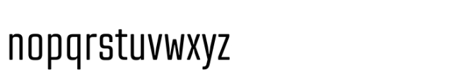 TT Lakes Neue Compressed Regular Font LOWERCASE