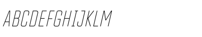 TT Lakes Neue Compressed Thin Italic Font UPPERCASE