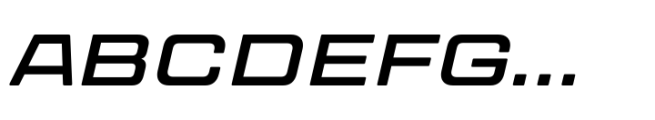 TT Lakes Neue Expanded DemiBold Italic Font UPPERCASE