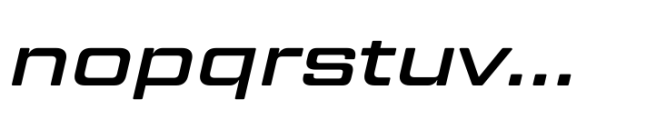 TT Lakes Neue Expanded DemiBold Italic Font LOWERCASE
