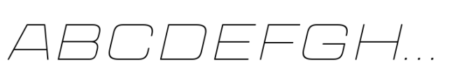 TT Lakes Neue Expanded Thin Italic Font UPPERCASE