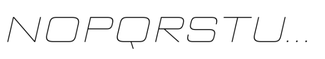 TT Lakes Neue Expanded Thin Italic Font UPPERCASE