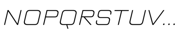 TT Lakes Neue Extended ExtraLight Italic Font UPPERCASE