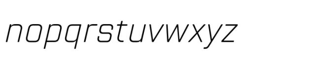 TT Lakes Neue ExtraLight Italic Font LOWERCASE