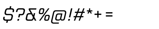 TT Lakes Neue Italic Font OTHER CHARS