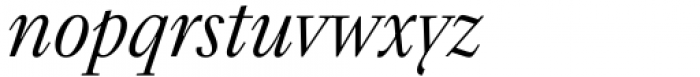 TT Livret Italic Variable Font LOWERCASE