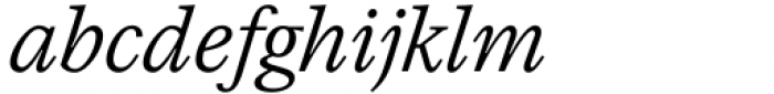 TT Livret Text Light Italic Font LOWERCASE