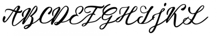 TT Lovelies Script Font UPPERCASE