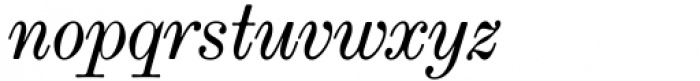 TT Marxiana Antiqua Italic Font LOWERCASE