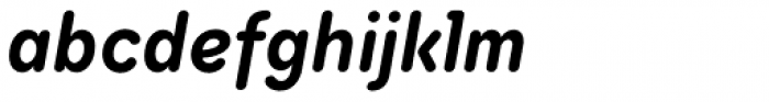 TT Milks Demi Bold Italic Font LOWERCASE