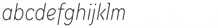 TT Milks Extra Light Italic Font LOWERCASE