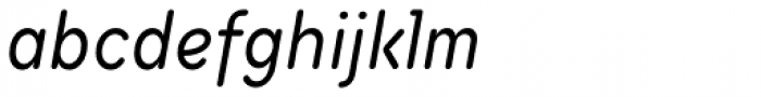 TT Milks Italic Font LOWERCASE