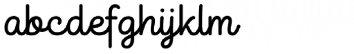 TT Milks Script Regular Font LOWERCASE