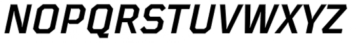 TT Mussels Demi Bold Italic Font UPPERCASE