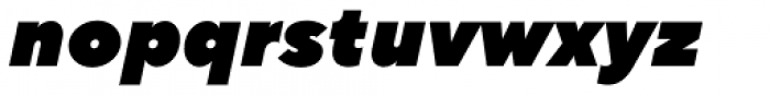 TT Norms Heavy Italic Font LOWERCASE