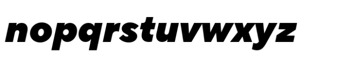 TT Norms Pro Black Italic Font LOWERCASE