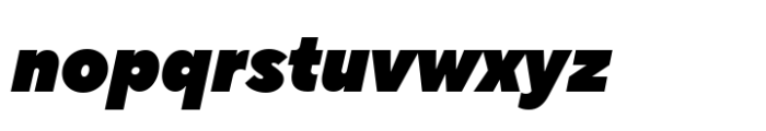 TT Norms Pro Compact ExtraBlack Italic Font LOWERCASE