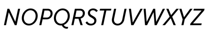 TT Norms Pro Compact Normal Italic Font UPPERCASE