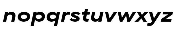 TT Norms Pro Expanded Bold Italic Font LOWERCASE