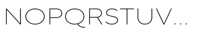 TT Norms Pro Expanded ExtraLight Font UPPERCASE
