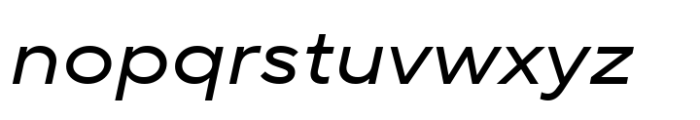 TT Norms Pro Expanded Normal Italic Font LOWERCASE