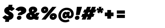 TT Norms Pro ExtraBlack Italic Font OTHER CHARS