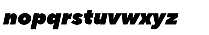 TT Norms Pro ExtraBlack Italic Font LOWERCASE
