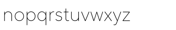 TT Norms Pro ExtraLight Font LOWERCASE